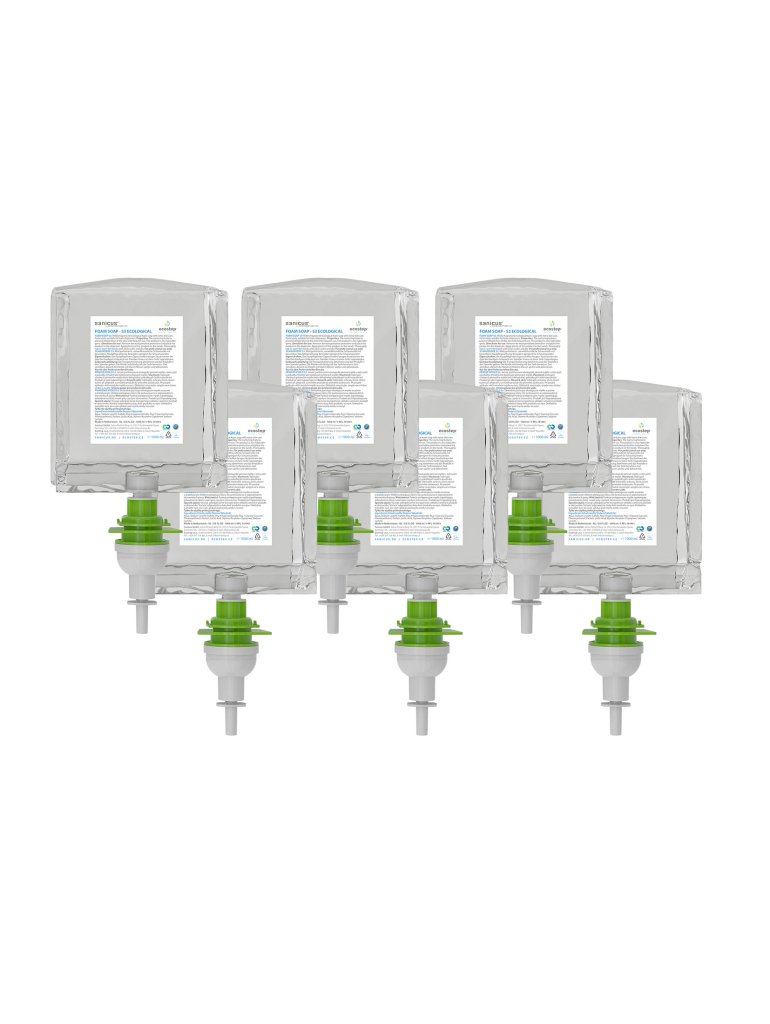 Tekuté mýdlo EcoStep S3/S2 - 1000 ml - karton 6 ks