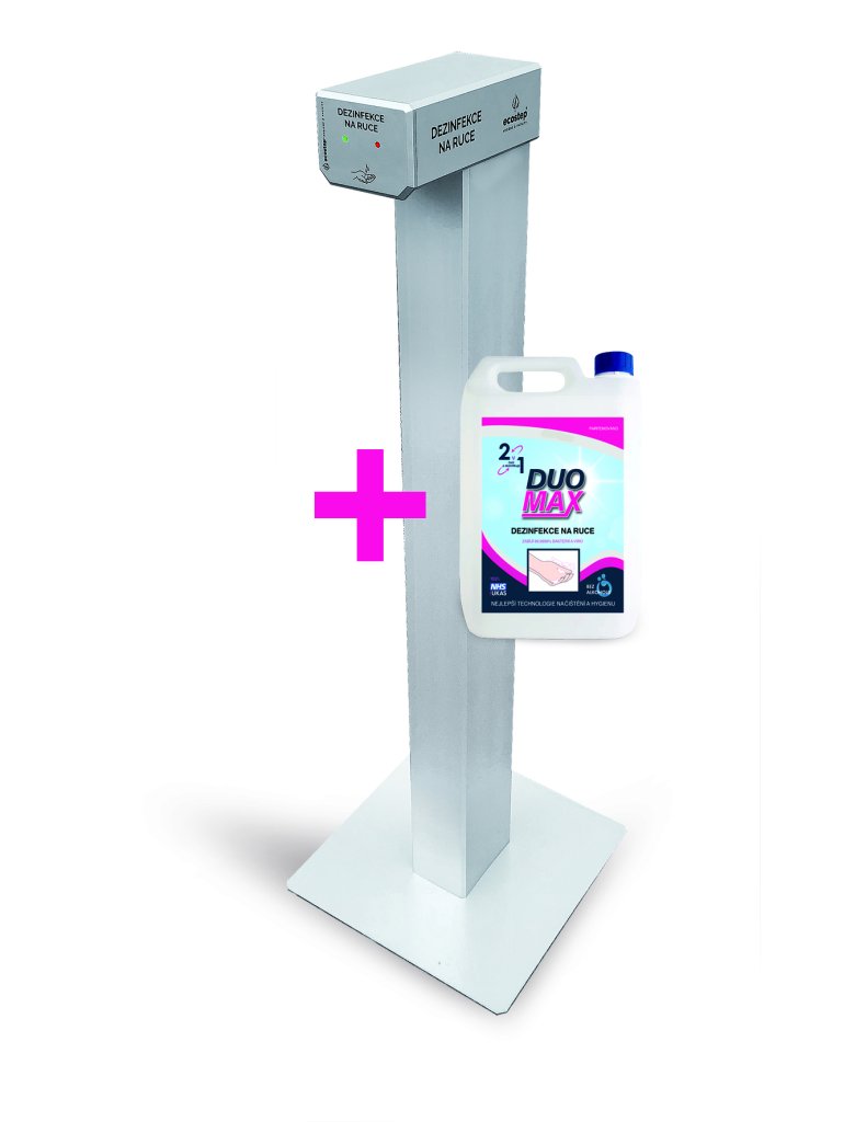 Velkokapacitní dezinfekční stojan D8 + DUOMAX 5l za 1 Kč AKCE!
