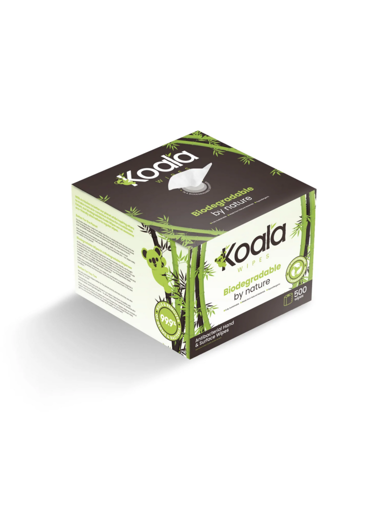 Dezinfekční utěrky Koala 20 x 14 cm - 100% Bio
