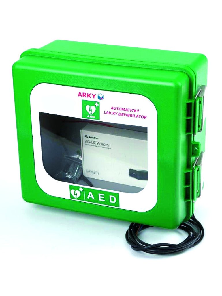 Venkovní skříň ARKY s alarmem pro defibrilátor